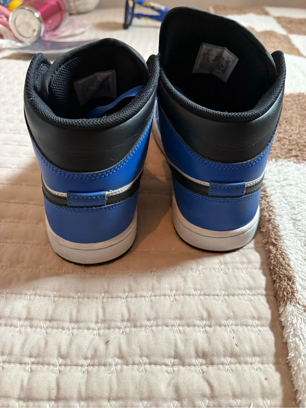 Jordan Mid-Top “game royal” Sneakers in Blue, White & Black